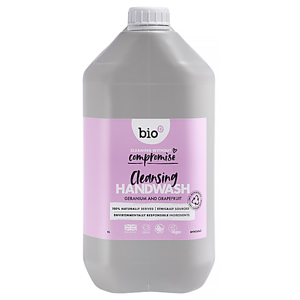 Image of Bio-D Cleansing Handzeep Geranium & Grapefruit 5L