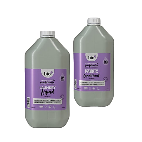 Bio-D Wasverzachter & Wasmiddel Lavendel 5L Refill Bundel