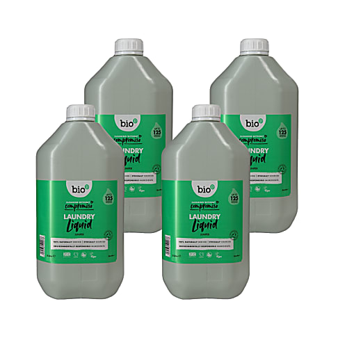 Bio-D Geconcentreerd Wasmiddel Jeneverbes & Zeewier 5L Refill Bundel