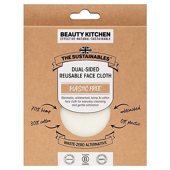 Image of Beauty Kitchen Tweezijdig Herbruikbaar Gezichtsdoek