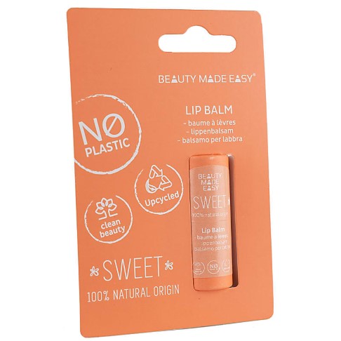 Beauty Made Easy Lippenbalsem Papieren Tube - Zoet