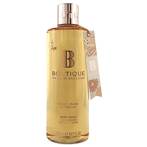 Boutique Amber, Musk & Vanilla Douchegel 5055443689935