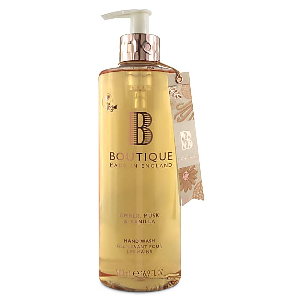 Boutique Amber, Musk & Vanilla Handzeep 5055443681007