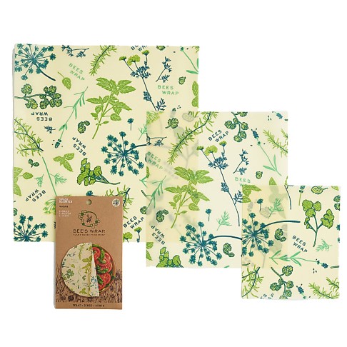 Bee's wrap 3-pack Assorted Herb Garden - VEGAN