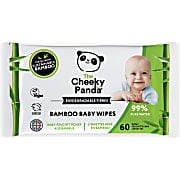 The Cheeky Panda Bamboo Baby Doekjes (64 stuks per verpakking)