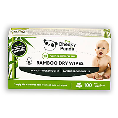 The Cheeky Panda Bamboe Droge Doekjes (100 stuks)