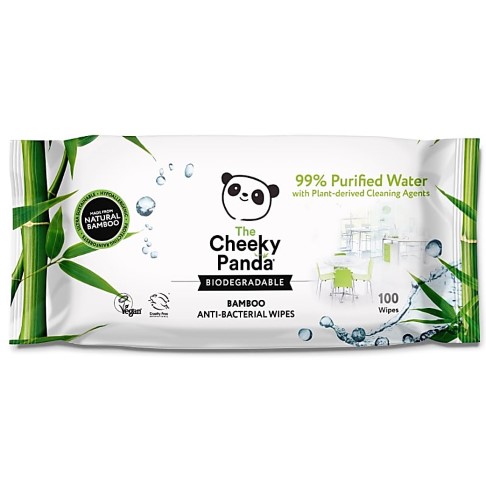 The Cheeky Panda Antibacteriële Bamboe Allesreiniger Doekjes