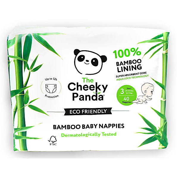 Image of Cheeky Panda Bamboe Baby Luiers Maat 3 6-11 kg