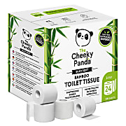 The Cheeky Panda Plasticvrij Bamboe Toiletpapier (24 rollen)