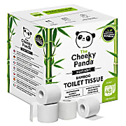 The Cheeky Panda Plasticvrij Bamboe Toiletpapier (48 rollen)