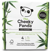 The Cheeky Panda Plasticvrij Bamboo Toiletpapier (4 rollen)