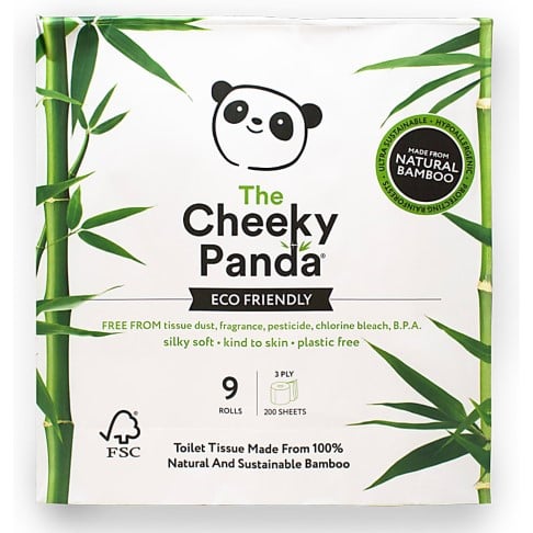 The Cheeky Panda Bamboe Toiletpapier - 9 rollen