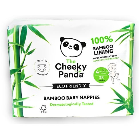 The Cheeky Panda Bamboo Baby Luiers Maat 4 (9-14kg) - 38 stuks