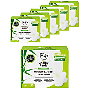 The Cheeky Panda Maandverband met Bamboe Voering & Kern - Light (6x15 stuks)