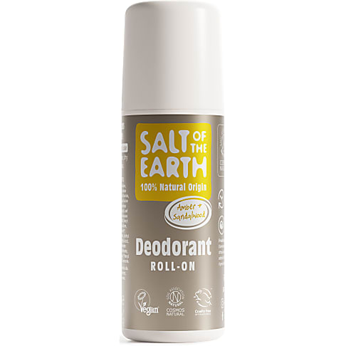 Salt of the Earth  Amber & Sandalwood Roll-On Deodorant