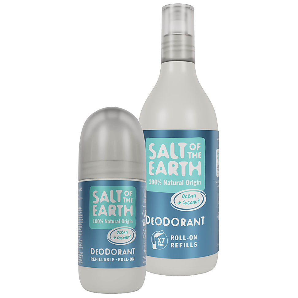 Image of Salt of the Earth Oceaan & Kokosnoot Roll on Deodorant + Refill