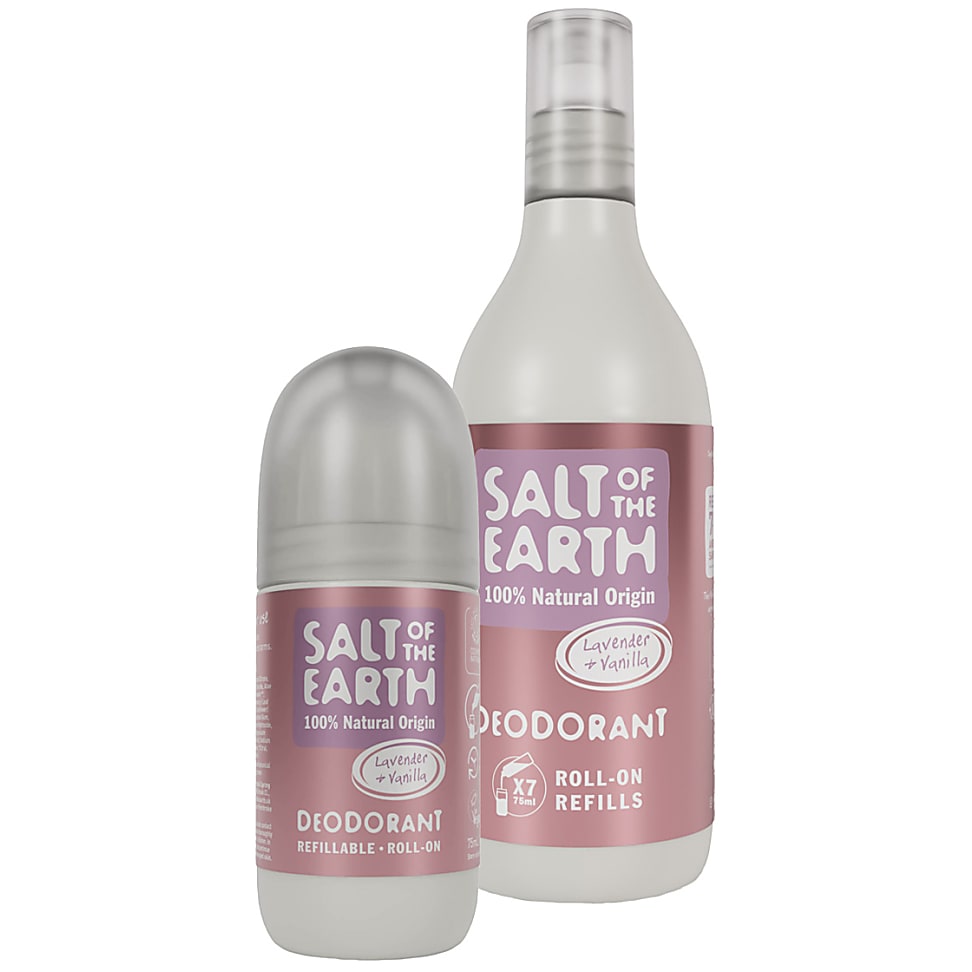 Image of Salt of the Earth Lavendel & vanille Roll on Deodorant + Refill