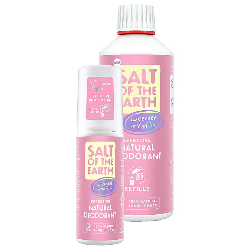 Image of Salt of the Earth Lavender & Vanille Deodorant spray + Refill