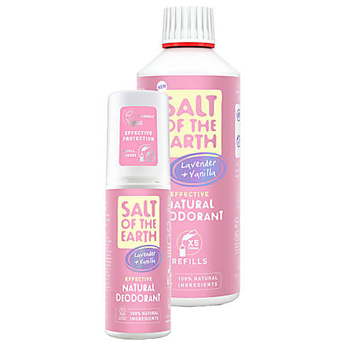 Salt of the Earth Lavender & Vanille Deodorant spray + Refill