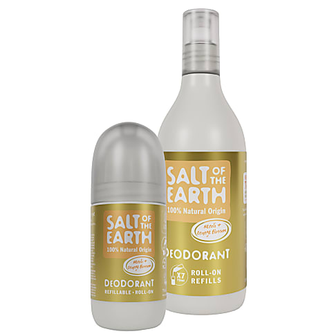 Salt of the Earth Neroli & Orange blossom Roll on Deodorant + Refill