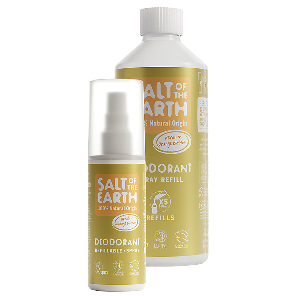 Image of Salt of the Earth Neroli & Orange blossom Deodorant spray + Refill
