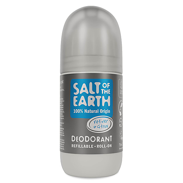 Image of Salt of the Earth Hervulbare Roll-on Deodorant - Vetiver & Citrus