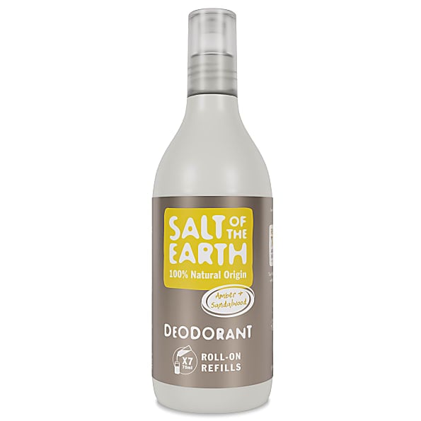 Image of Salt of the Earth Deodorant Roll-on Refill - Amber & Sandelhout