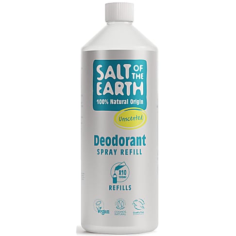 Salt of the Earth Natural Crystal Unscented Deodorant Spray Refill