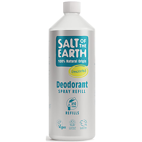 Salt of the Earth Natural Crystal Unscented Deodorant Spray Refill