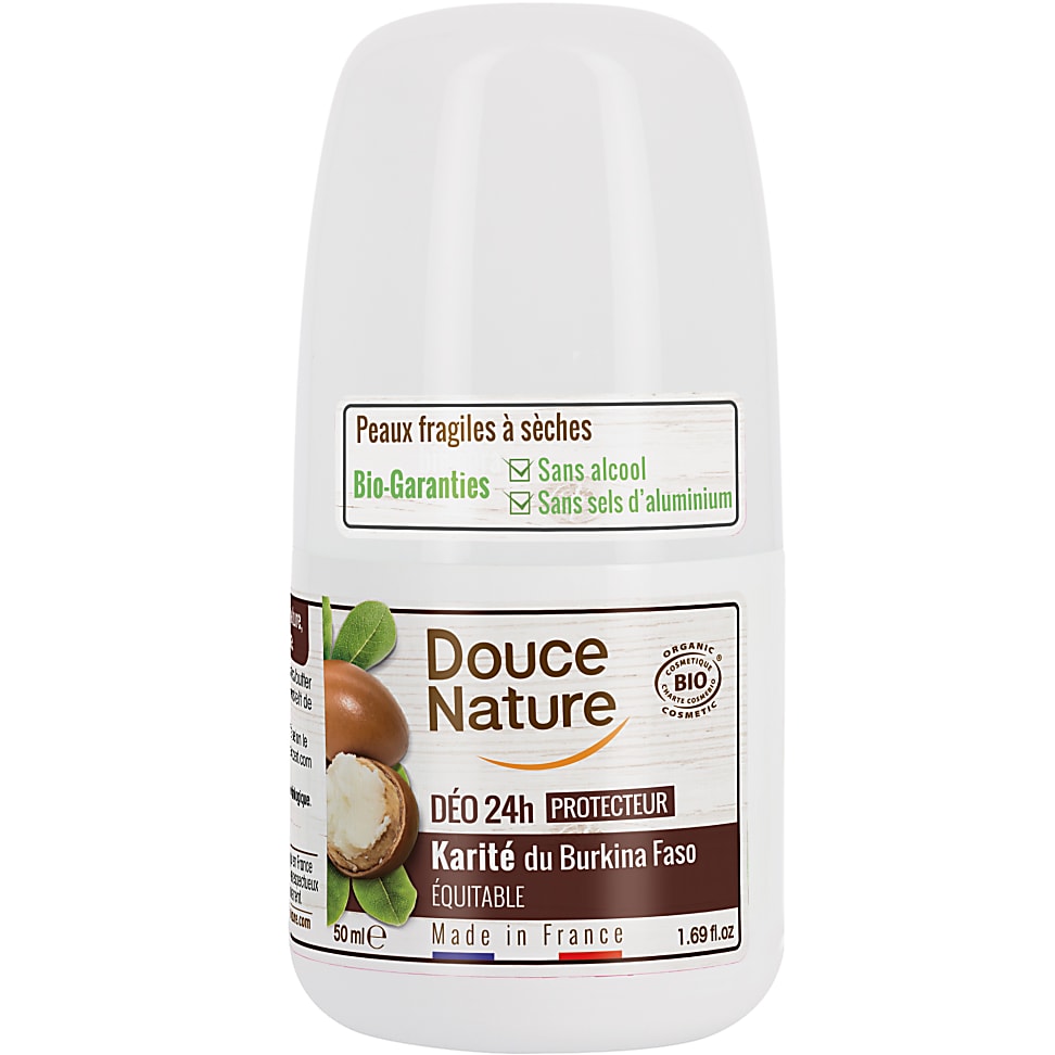 Image of Douce Nature Roll-On Deodorant Sheaboter gevoelige huid