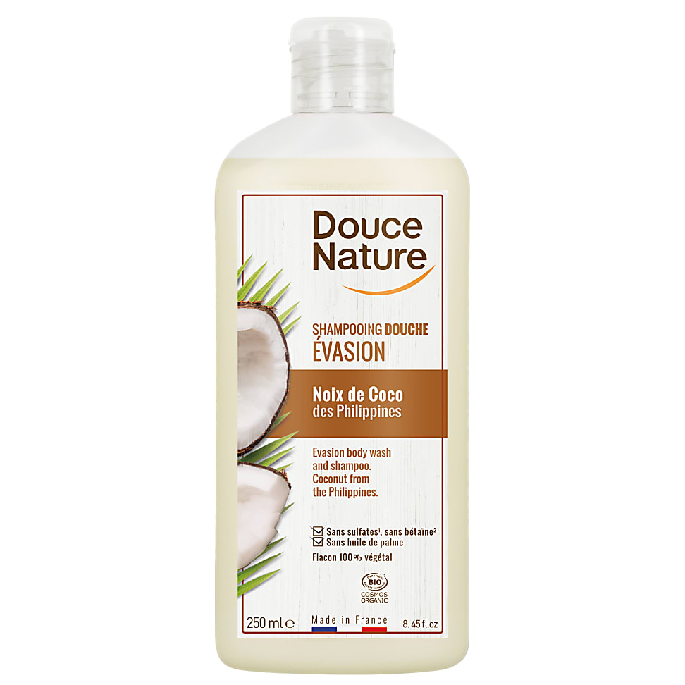 Image of Douce Nature - Douchegel & Shampoo Iedere Dag Kokos 250ml