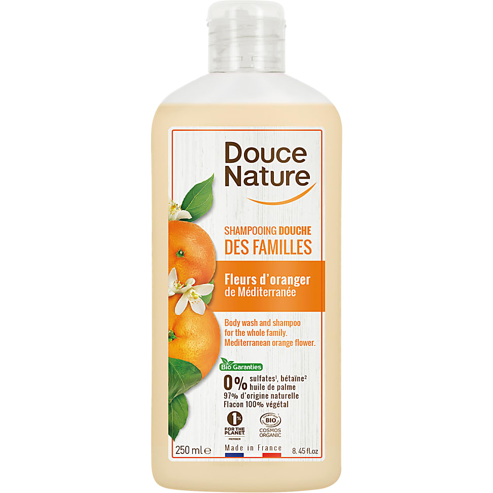 Image of Douce Nature Douchegel & Shampoo - Oranjebloesem 250ml