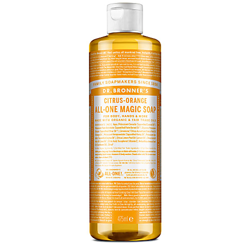 Dr. Bronner's Citrus Orange Vloeibare Zeep - 475ml