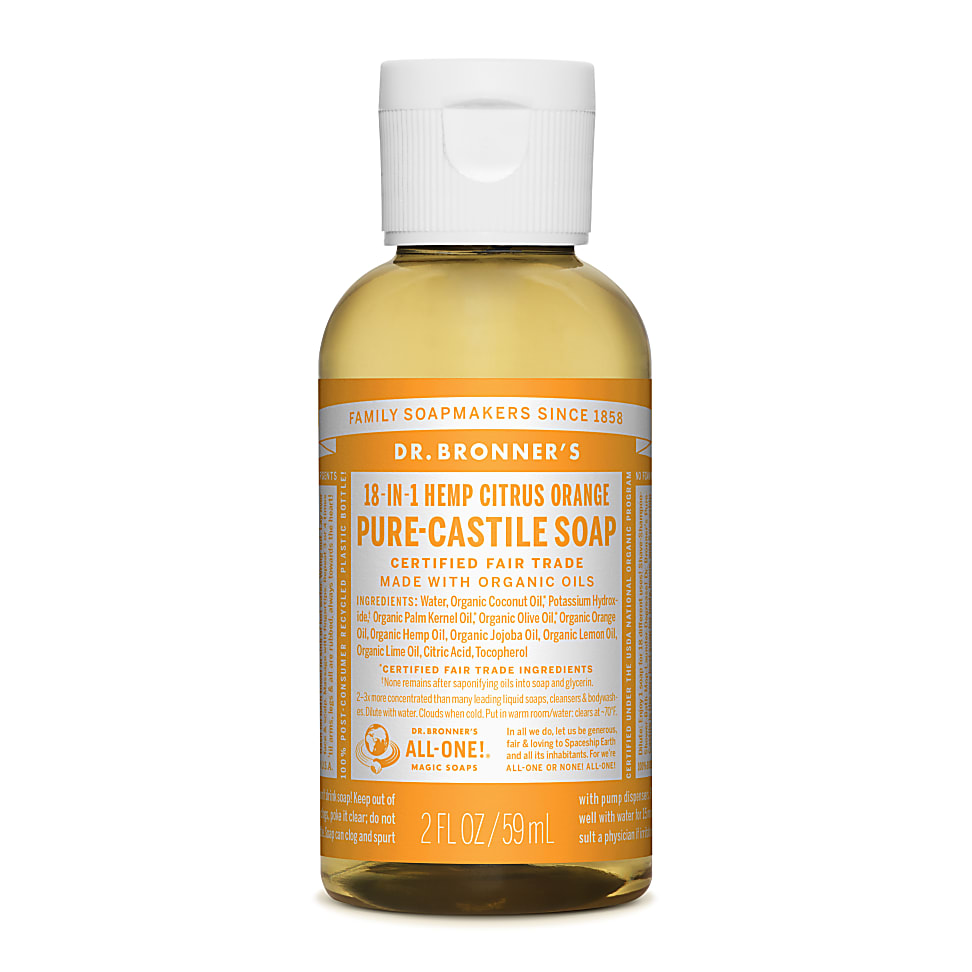 Image of Dr. Bronner's Citrus Orange Vloeibare Zeep - 59ml