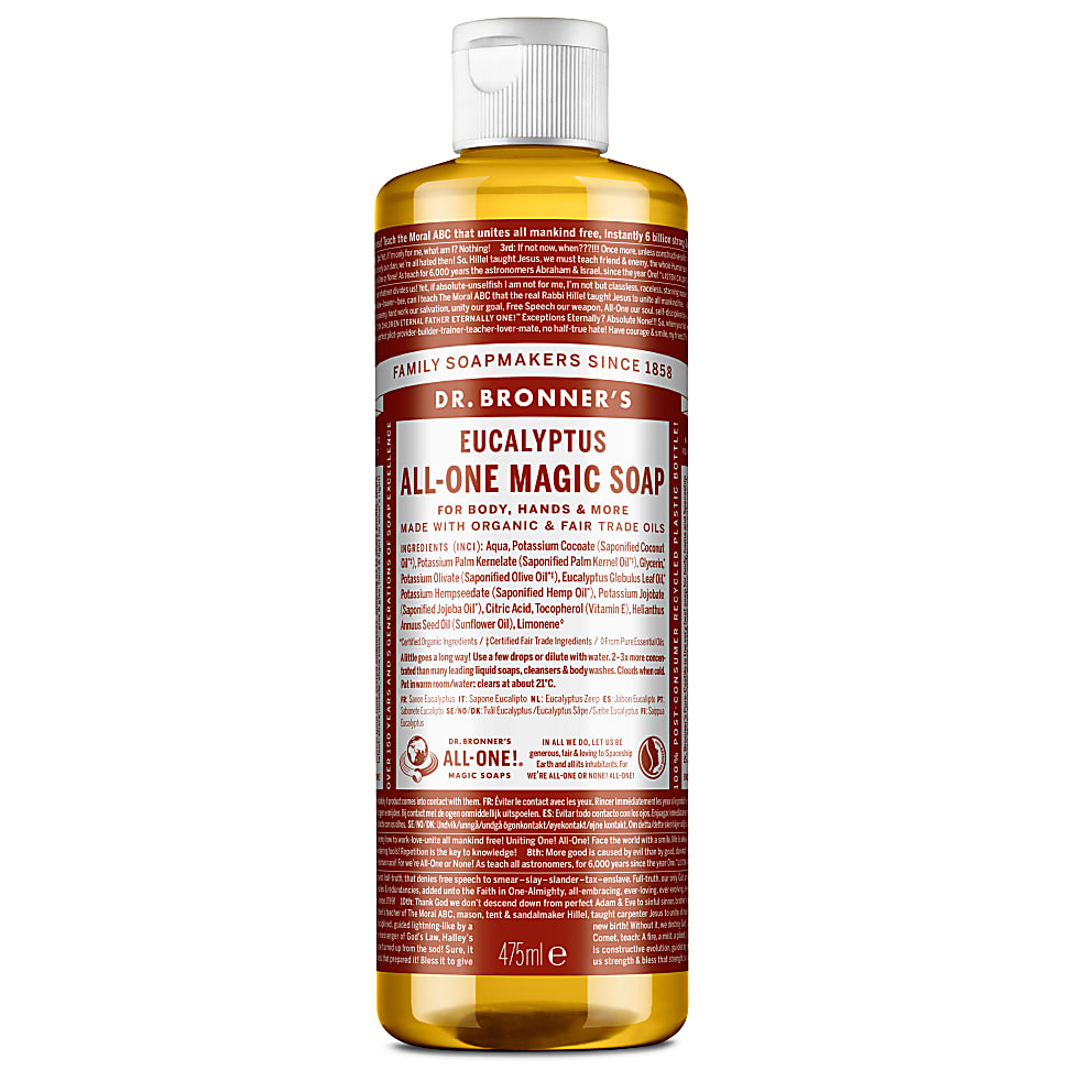 Dr Bronners Eucalyptus Vloeibare Zeep 475Ml dr bronners kopen in de aanbieding