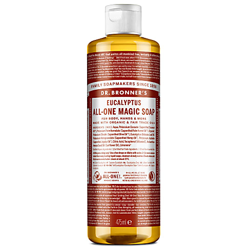 Dr. Bronner's Eucalyptus Vloeibare Zeep - 475ml