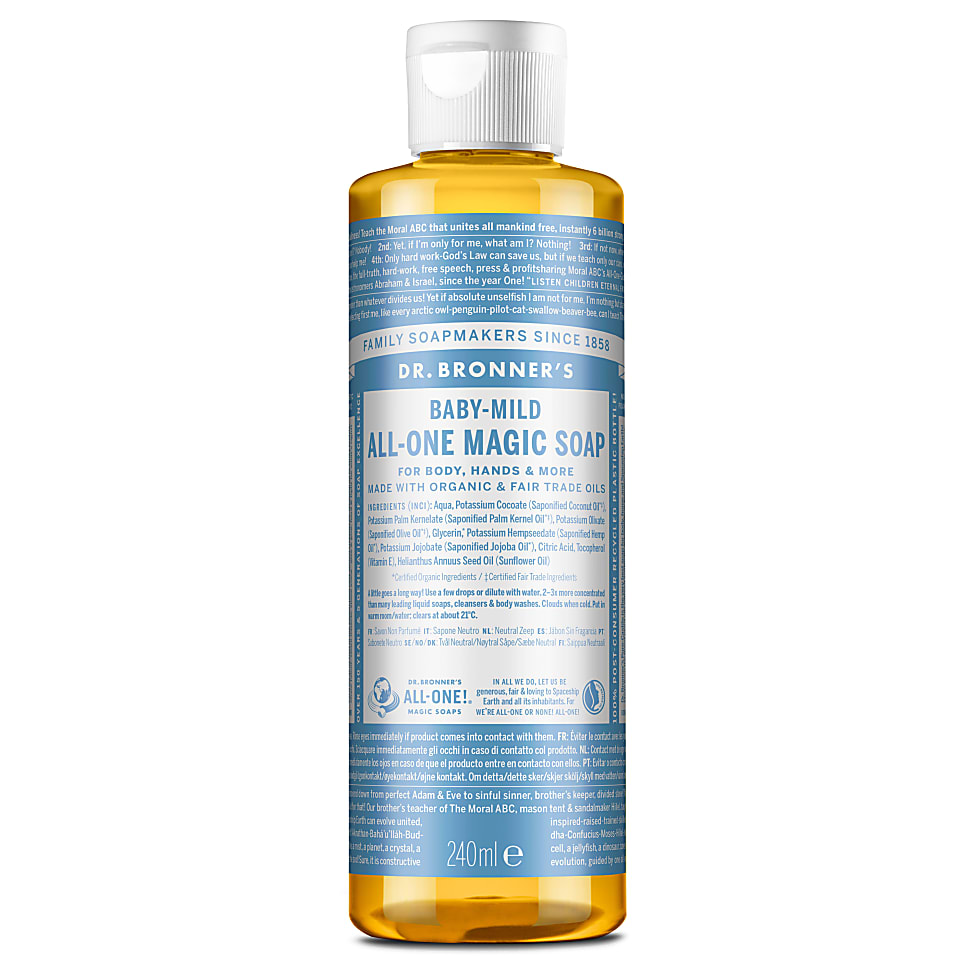 Image of Dr. Bronner's Baby Ongeparfumeerde Vloeibare Zeep - 240ml