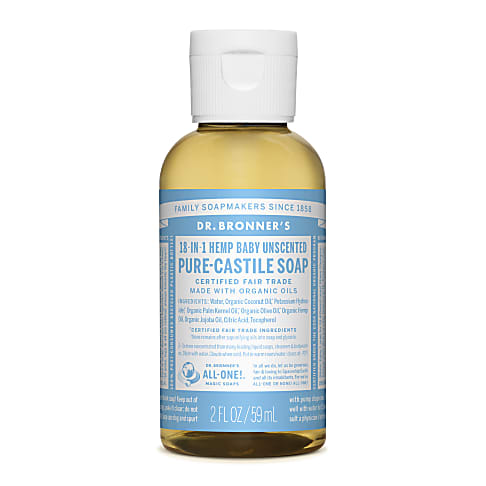 Dr. Bronner's Baby Ongeparfumeerd Vloeibare Zeep - 59ml