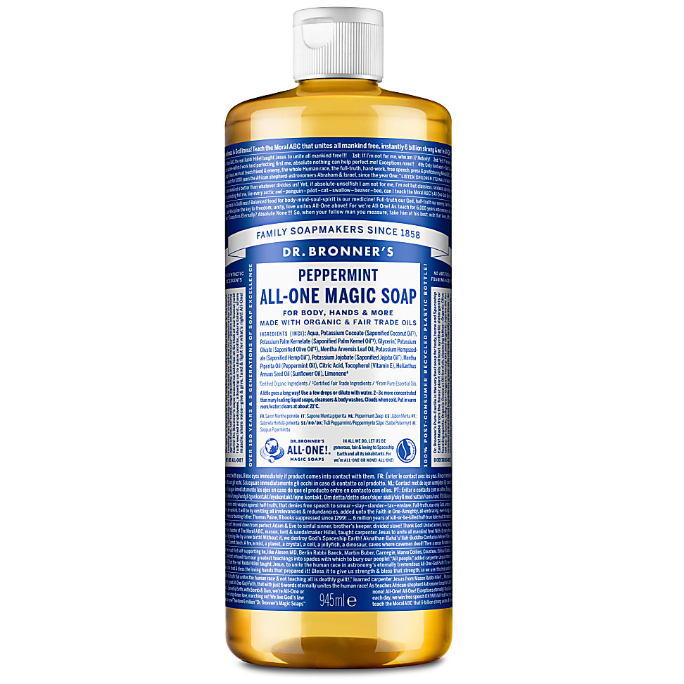 Dr Bronner S Pepermunt Zeep 946ml Big Green Smile