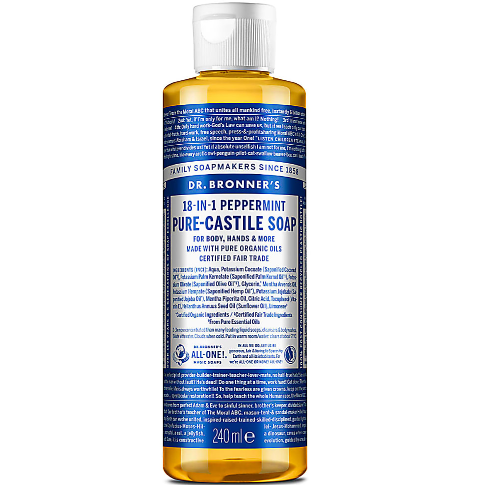 Image of Dr. Bronner's Peppermint Castile Vloeibare Zeep - 237ml