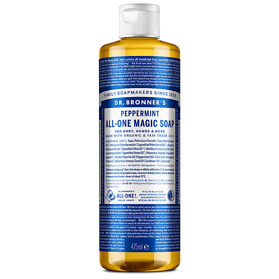 Dr Bronners Peppermint Castile Vloeibare Zeep 475Ml dr bronners kopen in de aanbieding