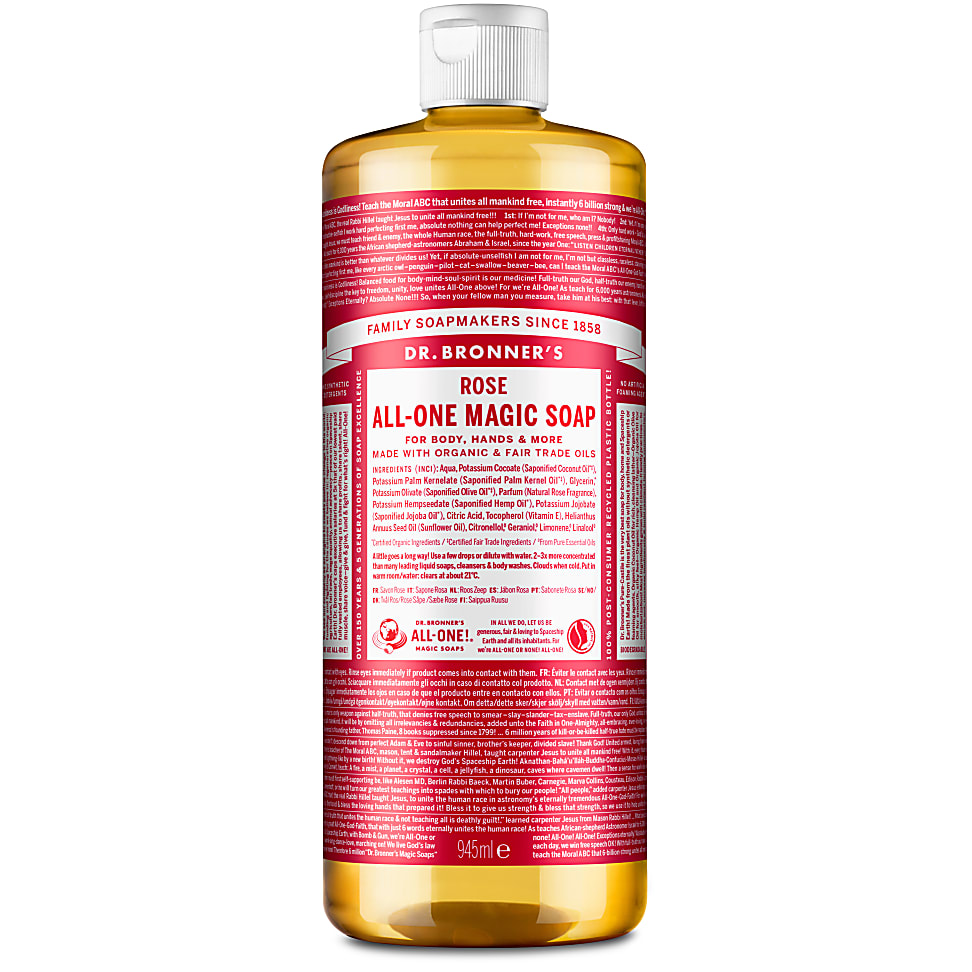 Image of Dr. Bronner's Rose Vloeibare Zeep - 946ml