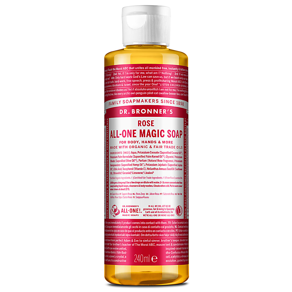 Dr Bronners Rose Vloeibare Zeep 237Ml dr bronners kopen in de aanbieding Dr Bronners Rose Vloeibare Zeep 237Ml dr bronners kopen in de aanbieding
