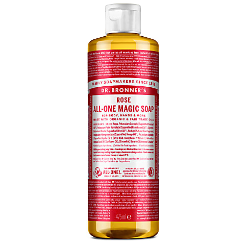 Dr. Bronner's Rose Vloeibare Zeep - 475ml