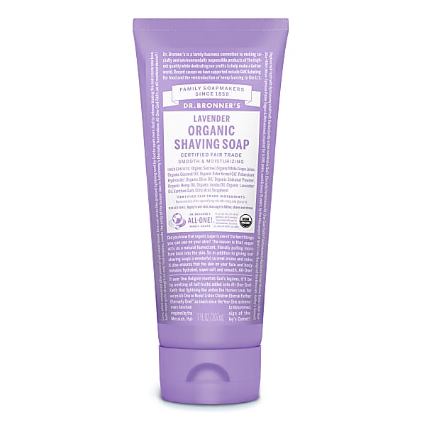 Dr Bronners Organic Lavender Scheergel dr bronners kopen in de aanbieding