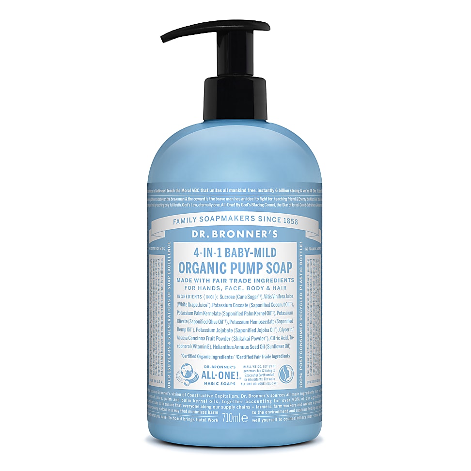 Image of Dr. Bronner's Shikakai Baby Mild Ongeparfumeerd Vloeibare Zeep - 710ml