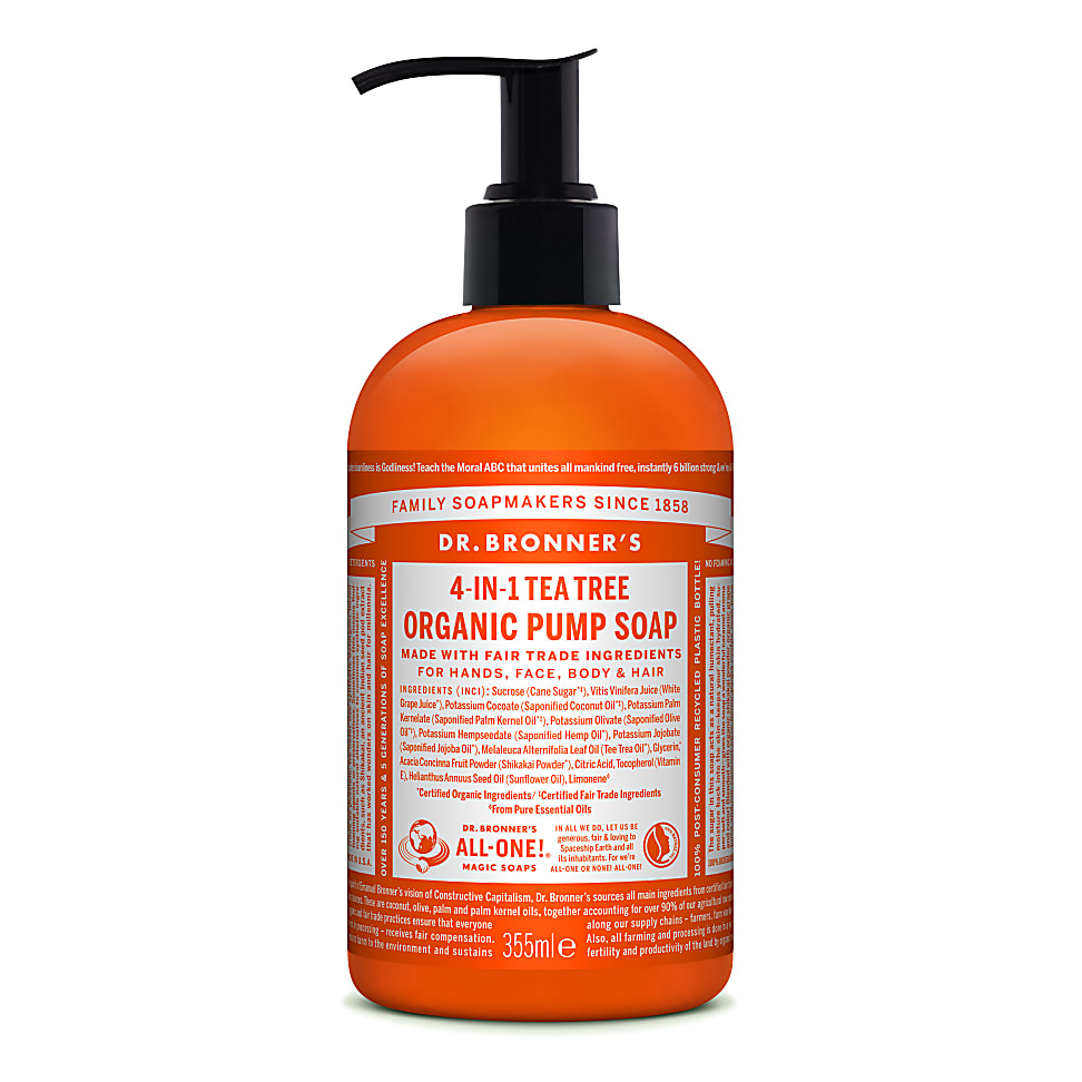 Image of Dr. Bronner's Shikakai Tea tree Vloeibare zeep - 355ml