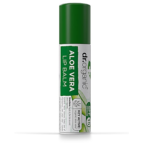 Dr Organic Lippenbalsem - Aloë Vera