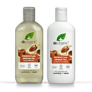 Dr Organic Marokkaanse Argan Olie Shampoo & Conditioner Duo