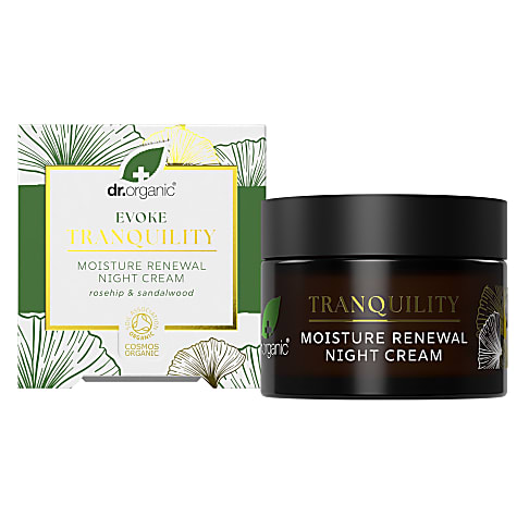 Dr Organic Evoke Tranquility Moisture Renewal Nachtcrème